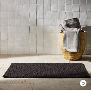 Black Bath Mat